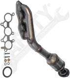 APDTY 157503 Catalytic Converter with Integrated Exhaust Manifold
