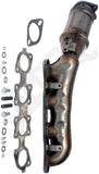 APDTY 157504 Catalytic Converter with Integrated Exhaust Manifold