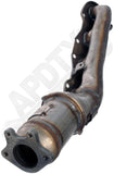 APDTY 157504 Catalytic Converter with Integrated Exhaust Manifold