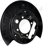 APDTY 157539 Brake Dust Shield Backing Plate; Models w/Rear Disc; Rear Left