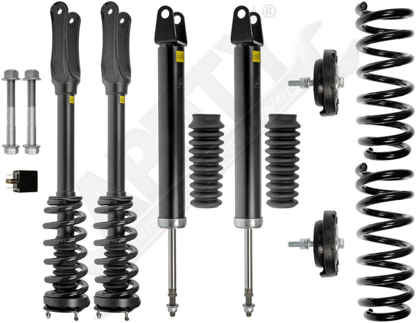 APDTY 157546 Air Suspension Delete Kit Compatible With 11-15 Jeep Grand Cherokee