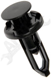 APDTY 157562 Push-Type Rear Bumper Cover Retainer - 9 mm Hole