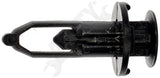 APDTY 157562 Push-Type Rear Bumper Cover Retainer - 9 mm Hole