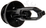 APDTY 157562 Push-Type Rear Bumper Cover Retainer - 9 mm Hole