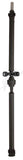 APDTY 157575 2 Piece Rear Driveshaft Assembly