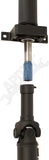 APDTY 157592 2 Piece Rear Driveshaft Assembly