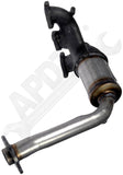 APDTY 157641 Catalytic Converter w/Integrated Exhaust Manifold CARB Compliant