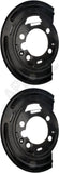 APDTY 157663 Rear Brake Backing Plate Dust Shields Left & Right
