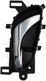 APDTY 157678 Interior Door Handle Housing and Chrome Lever Right Side