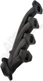 APDTY 157803 	Cast Iron Ceramic Coated Exhaust Manifold Kit Right Side
