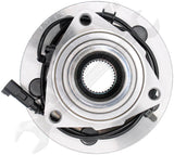 APDTY 157878 Wheel Hub And Bearing Assembly Front Left or Right w/ABS Sensor
