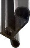APDTY 157913 A-Pillar Upper Body-Side Rubber Weatherstip Seal; Hood To Rear Door