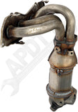 APDTY 157994 Catalytic Converter with Integrated Exhaust Manifold