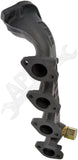 APDTY 158059 Ceramic Coated Exhaust Manifold Kit - Left Side