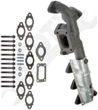 APDTY 158060 Ceramic Coated Exhaust Manifold Kit 6.7L Cummins Turbo Diesel