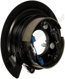 APDTY 158079 Loaded Parking Brake Shoe & Backing Plate Assembly; Rear L or R
