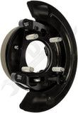 APDTY 158079 Loaded Parking Brake Shoe & Backing Plate Assembly; Rear L or R