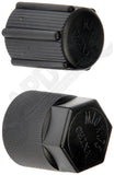 APDTY 158183 Air Conditioning AC Low & High Side Service Port Cap Set