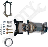 APDTY 158252 Exhaust Manifold with Integrated Catalytic Converter CARB Compliant