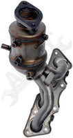 APDTY 158254 Exhaust Manifold with Integrated Catalytic Converter CARB Compliant