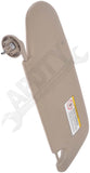 APDTY 158269 Driver Side Sun Visor Assembly (Beige) Standard Replacement