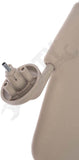 APDTY 158269 Driver Side Sun Visor Assembly (Beige) Standard Replacement