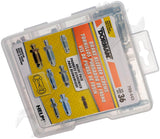 APDTY 158478 36PC Assortment Brake Bleeder Screw Tech Tray
