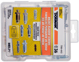 APDTY 158478 36PC Assortment Brake Bleeder Screw Tech Tray