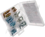 APDTY 158478 36PC Assortment Brake Bleeder Screw Tech Tray