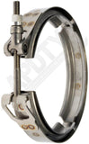 APDTY 158487 Stainless Steel Exhaust Pipe Clamp