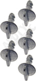 APDTY 158540 Lower (Under) Engine Splash Shield Retainer Fastener Pin Kit (5pcs)