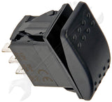 APDTY 158688 Universal Weatherproof Rocker Style Switch - On-Off-On