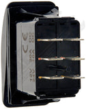 APDTY 158688 Universal Weatherproof Rocker Style Switch - On-Off-On