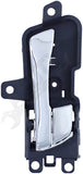 APDTY 158713 Right Side, Front or Rear Interior Door Handle - Chrome
