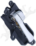 APDTY 158714 Left Side Front or Rear Interior Door Handle, Chrome