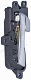 APDTY 158714 Left Side Front or Rear Interior Door Handle, Chrome