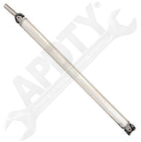APDTY 158722 Rear Aluminum Driveshaft Assembly with Transmission Slip Yoke
