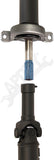 APDTY 158743 2Pc Rear Driveshaft Assembly with Center Support Bearing