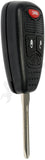 APDTY 158756 Keyless Entry Transmitter 3 Button Remote w/Key Blank