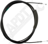 APDTY 158785 Rear Trunk Lid Release Cable Assembly