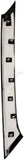 APDTY 158832 Passenger Side Windshield Reveal A-Pillar Molding Trim