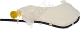 APDTY 158851 Coolant Reservoir Plastic Recovery Tank w/ Cap
