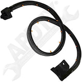 APDTY 158862 Rubber Weatherstrip Door Seal Front Left (Models With Half Doors)