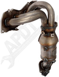 APDTY 158894 Exhaust Manifold with Integrated Catalytic Converter CARB Compliant