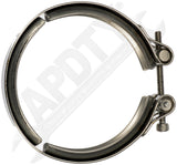 APDTY 158904 Stainless Steel Turbocharger V-Band Clamp