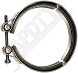 APDTY 158904 Stainless Steel Turbocharger V-Band Clamp
