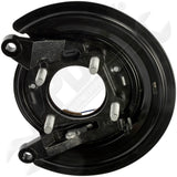 APDTY 158918 Rear Loaded Parking Brake Backing Plate Assembly
