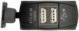 APDTY 159000 Weatherproof USB Rocker Switch Connector