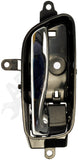 APDTY 159064 Passenger Side Interior Door Handle Black Housing w/Chrome Lever