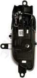 APDTY 159064 Passenger Side Interior Door Handle Black Housing w/Chrome Lever